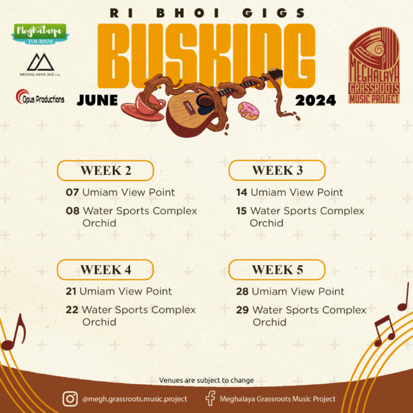 June 2024 Busking Calendar Bhoi