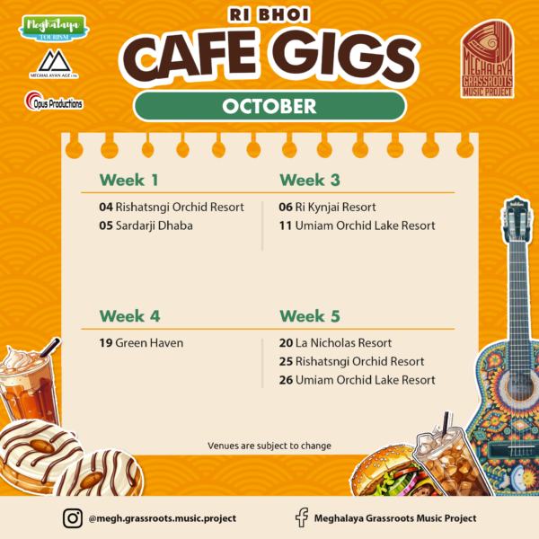 Oct 2024 Cafe Calendar Bhoi