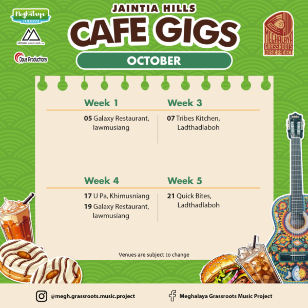 Oct 2024 Cafe Calendar Jaintia