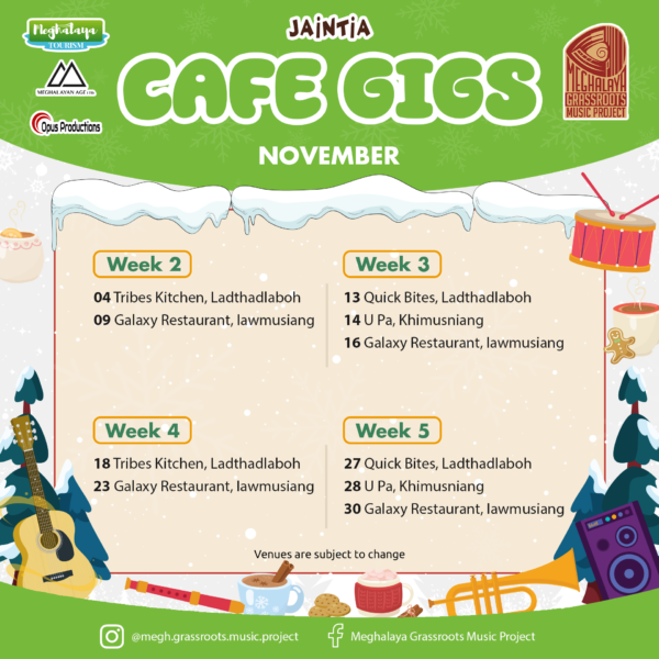 Nov 2024 Cafe Calendar Jaintia