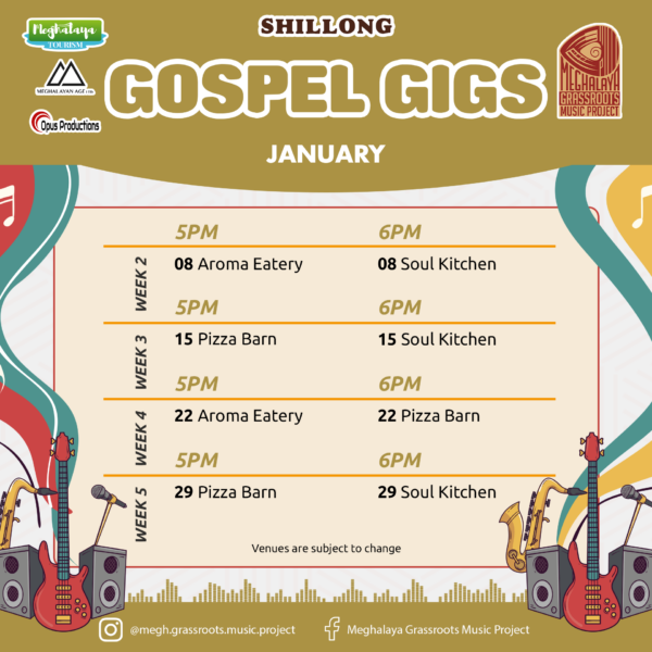 Jan 2025 Gospel Cafe Calendar Shillong